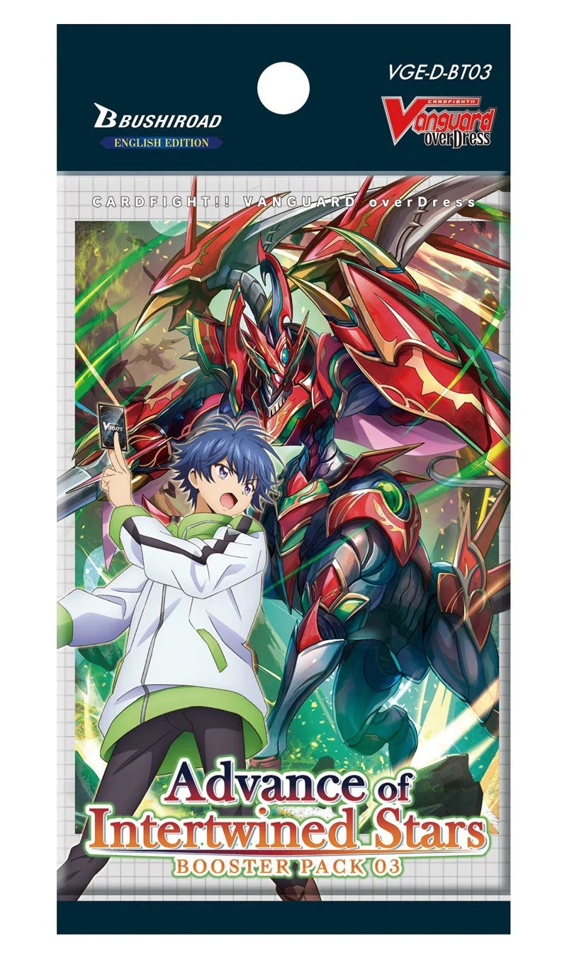 Сразимся в карты Бустер Vanguard overDress Advance of Intertweared Stars - это бустерный набор 1990₽
