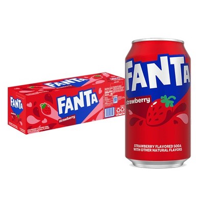 Fanta Strawberry USA Import 12 Dosen je 355ml inkl. 3  Pfand