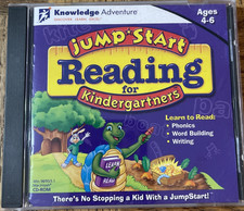Jump Start Reading For Kindergartners PC CD Rom Game-Rare-SHIPS N 24 HRS