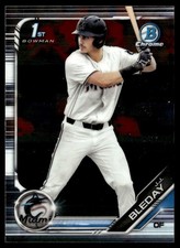 2019 Bowman Draft Chrome Refractor J.J. Bleday Miami Marlins #BDC-150