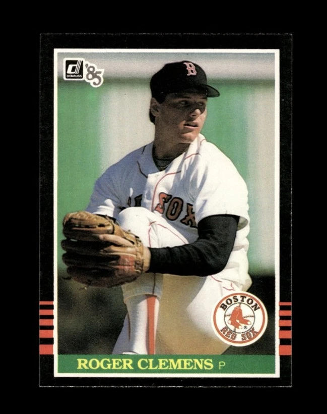 Roger Clemens Baseball Boston Red Sox Sports Rookie Trading Cards