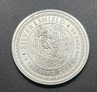 2022 Silver Shield INRI Jesus Crucifixion "Crucifix"  1 oz. Silver Round — photo 4