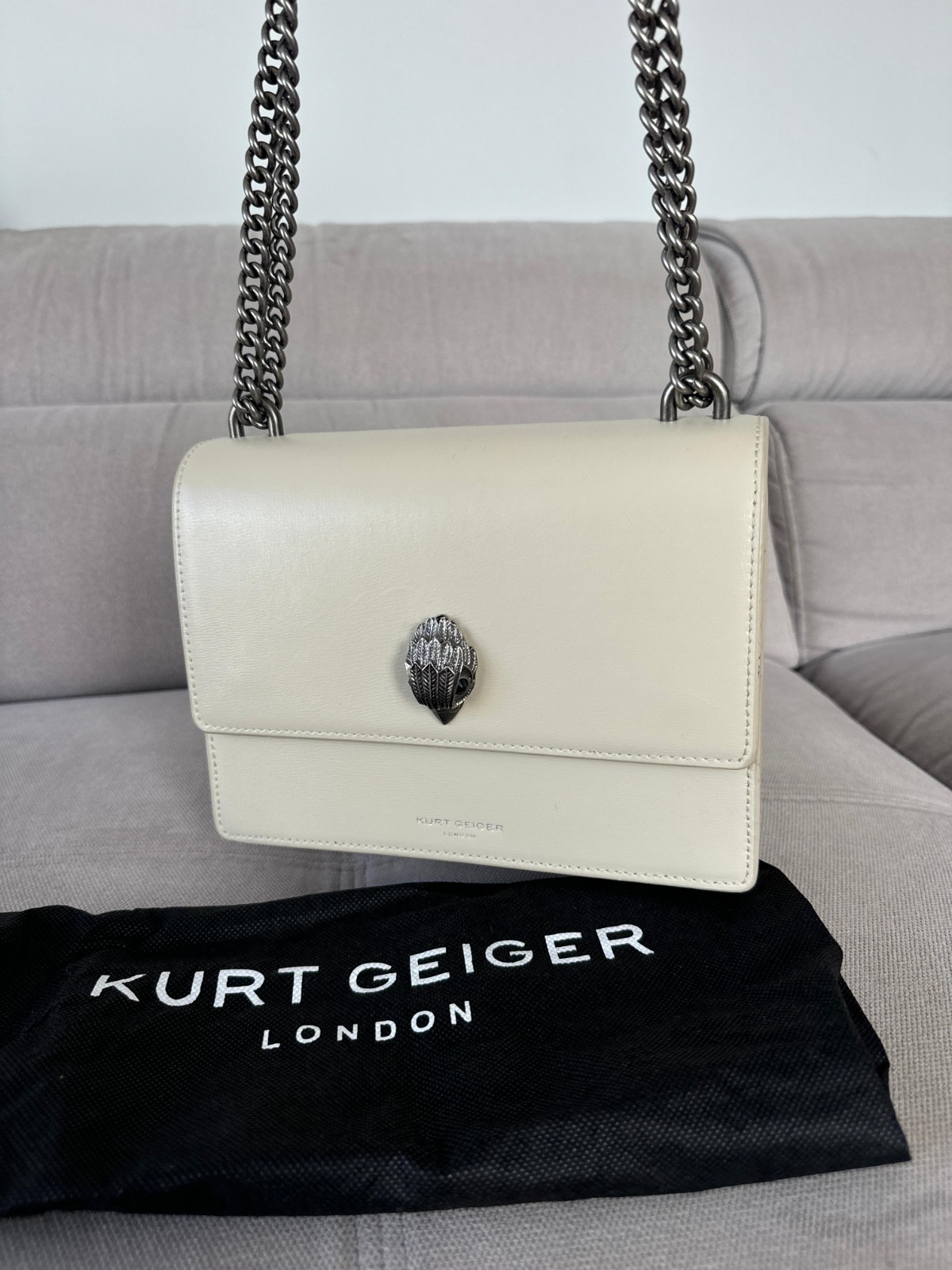 Kurt Geiger Shoreditch White Cream Bag RRP 349 image 4
