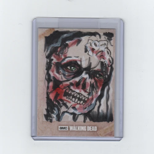 Walking Dead with Sketch Collectable Trading Cards for sale | eBay