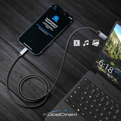 Premium USB-C to USB-C Fast Charging Cables for iPhone 15 16 Samsung Galaxy etc - Bild 8 von 15
