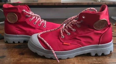 Sz 10 1/2 Women/9 Men Palladium Unisex Pampa Puddle Lite Waterproof Boot, Red