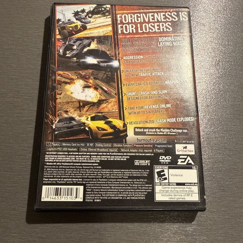 Burnout Revenge Playstation 2 PS2 Tested & Working - Complete Black label - Picture 2 of 5