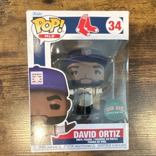 Funko Pop! Vinyl MLB David Ortiz Red Sox Exclusive Figure #34 Multicolor