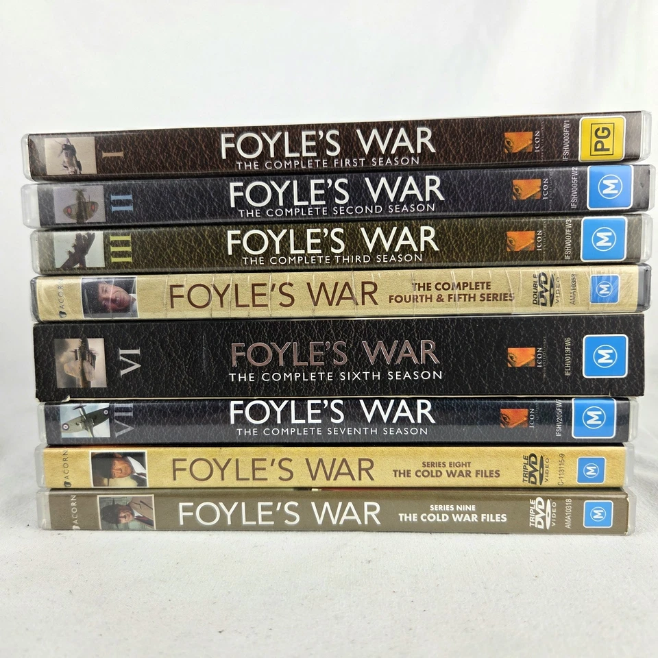 FOYLE'S WAR Complete Series DVD Like New 27 Disc Seasons 1-9 Reg 4 w/ S/track CD - Image 4 of 4