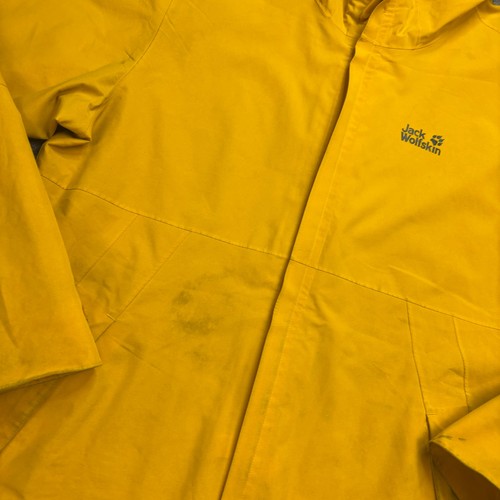 Jack Wolfskin Jacket Adult Large Yellow 3-In-1 Texapore Hood Lined Coat Men* - Picture 3 of 13