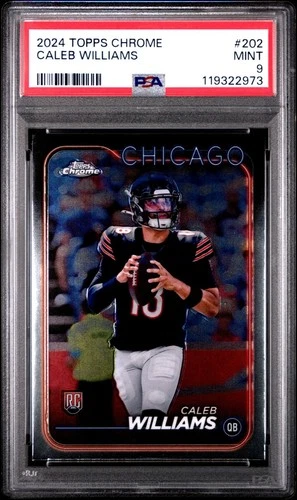 2024 Topps Chrome CALEB WILLIAMS #202 Rookie PSA 9 MINT