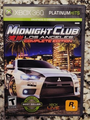 Midnight Club: Los Angeles Complete Edition (Xbox 360) Platinum CIB & TESTED