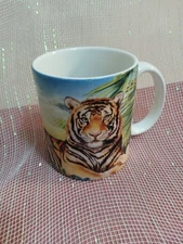 Rare-2007 Celestial Seasonings Bengal Spice Tea Mug-Tiger