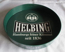 Helbing " Hamburgs feiner Kümmelseit 1836 " Gastro Serviertablett Kellnertablett