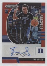2020-21 Panini Prizm Draft Picks Prospect Red 79/199 Tre Jones #PA-TJ Auto 5w7