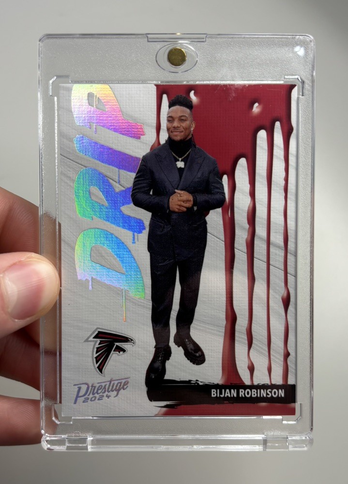 BIJAN ROBINSON 2024 PANINI PRESTIGE DRIP INSERT SSP CASE HIT #D-BRN