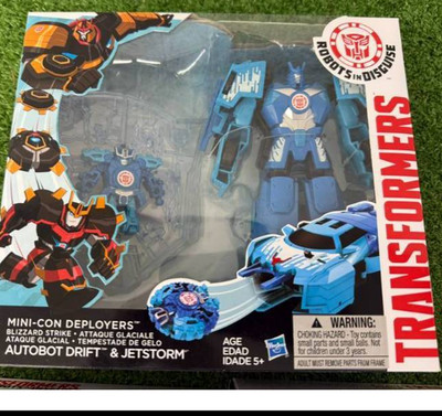 Transformers Robots in Disguise Minicon Deployers Autobot Drift & Jetstorm