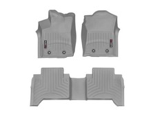 Weathertech Floorliner For 2018-2023 Toyota Tacoma - 1st 2nd Row Grey Weathertech Floorliner For 2018-2023 Toyota Tacoma - 1st 2nd Row Grey