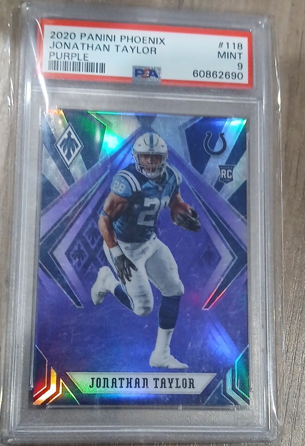 2020 Panini Phoenix - Rookies Jonathan Taylor #118 Purple /149 (RC)