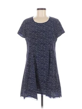 Olive and Oak Women Blue Casual Dress M