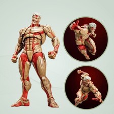 Attack on Titan Armored Titan Revoltech Action Figure Anime Collectible Toys Box