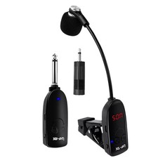 Professional UHF Wireless Instrument Microphone System Suit For SaxophoneTrumpet