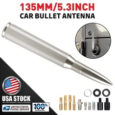 High-Quality 5.3" Gunmetal Silver Antenna 50 CAL Newly launched (For Jeep)