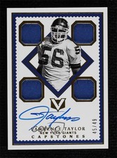 2017 Panini Vertex Legendary Capstones 45/49 Lawrence Taylor Auto HOF 08j3