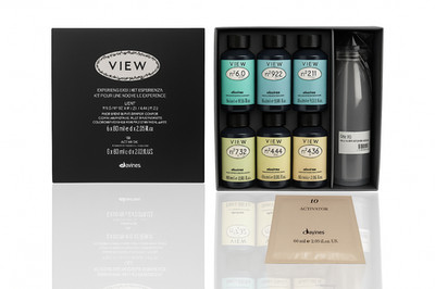 Davines View Kit 6 Demi-Permanent Colors + 6 #10 Activators + Bottle