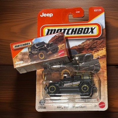 2026 MATCHBOX Mainline + 2026 MBX Power Grabs JEEP Wrangler SUPERLIFT Lot 2  