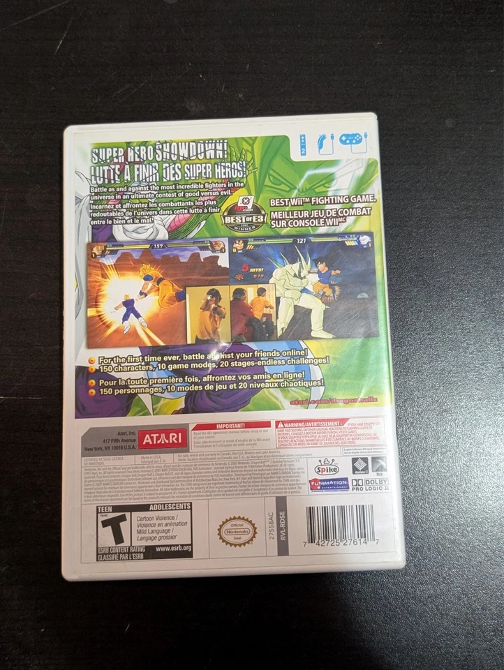 Dragon Ball Z Budokai Tenkaichi 3 - (Nintendo Wii) CIB - Image 2 of 3