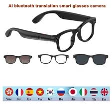 UV Protection AI smart glasses with camera and bluetooth and chat gpt