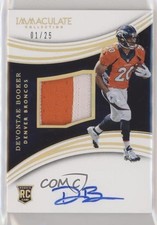 2016 Panini Immaculate Rookie Gold 1/25 Devontae Booker #117 Patch Auto x5u