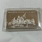 1973 USCC Washington Crossing The Delaware 1 Oz .999 Fine Silver Art Bar (Spot)