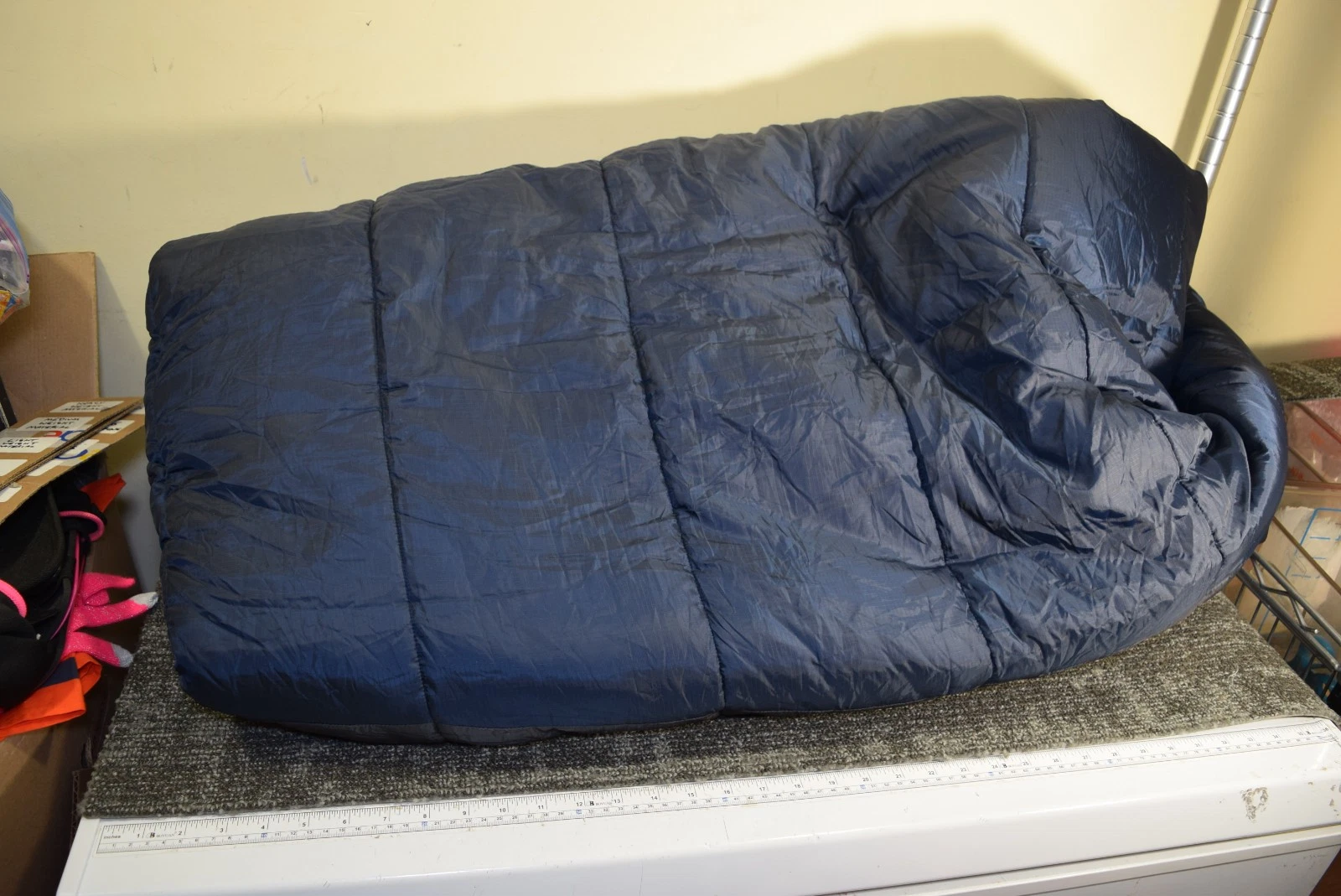 NEW 2012 North Face Aleutian 3S Mummy Sleeping Bag LONG 83” Blue Left Hand Open