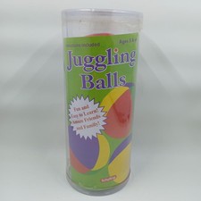 NEW Schylling Juggling Balls Set of 3 Beanbag Multicolor Toy Ages 5 Instruction