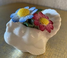 CROWN STAFFORDSHIRE POSY POSIE TURKEY WITH BONE CHINA FLOWERS PERFECT