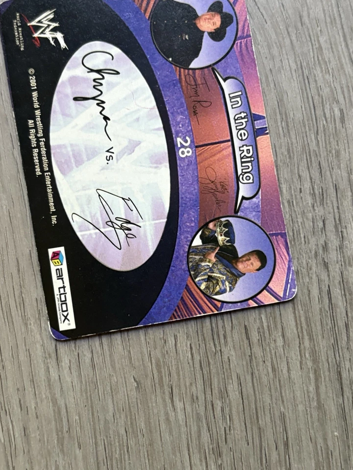 2001 WWF Artbox WWF Slams Motion | Chyna & Edge | #28 - Image 3 of 4