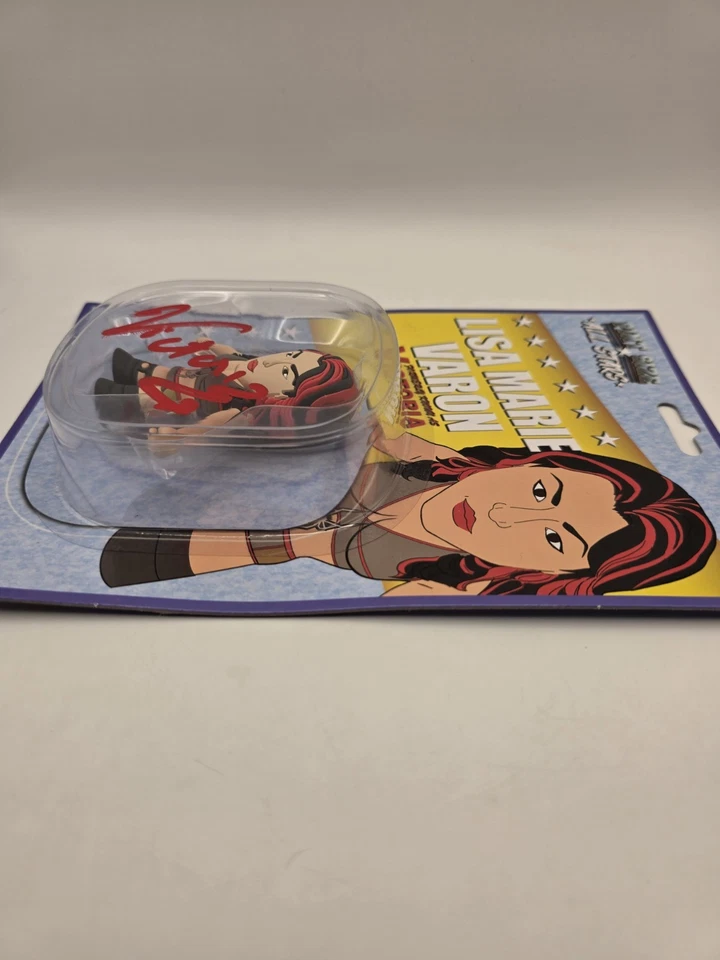 Figura de acción Victoria firmada tamaño pinta All Star Wrestling Loot 3" AEW WWE Diva Foto 4 de 4