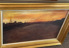 Dipinto ad olio originale Martin Dieterle "Pont Alexandre III, Parigi" firmat...