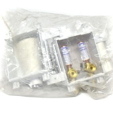 NEW IPS MBFR1211HACP 2-Box Washing Machine Outlet Box w/Arrester Valves 1/4 Turn