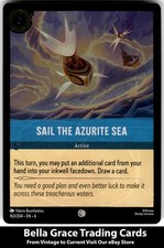 Sail the Azurite Sea 163/204 Azurite Sea Disney lorcana Common Cold Foil
