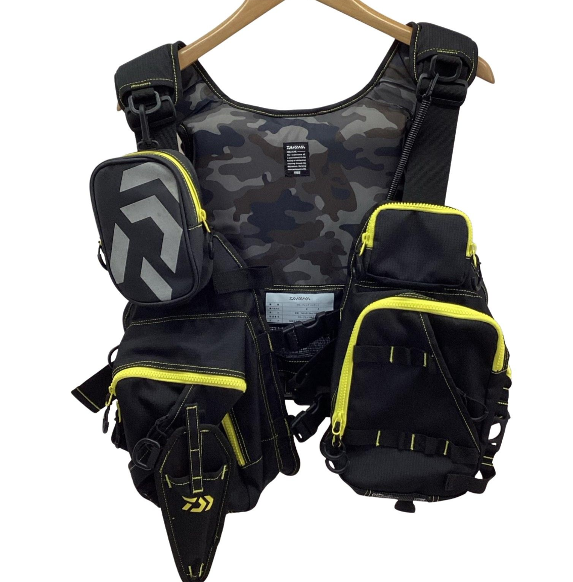 Daiwa ダイワ　フロートゲームベスト DF-6206 DAIWA Fishing Float Game Vest DF-6206 Life Preserver Jet black