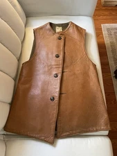 WWI 1918 Leather Jerkin Vest Uniform