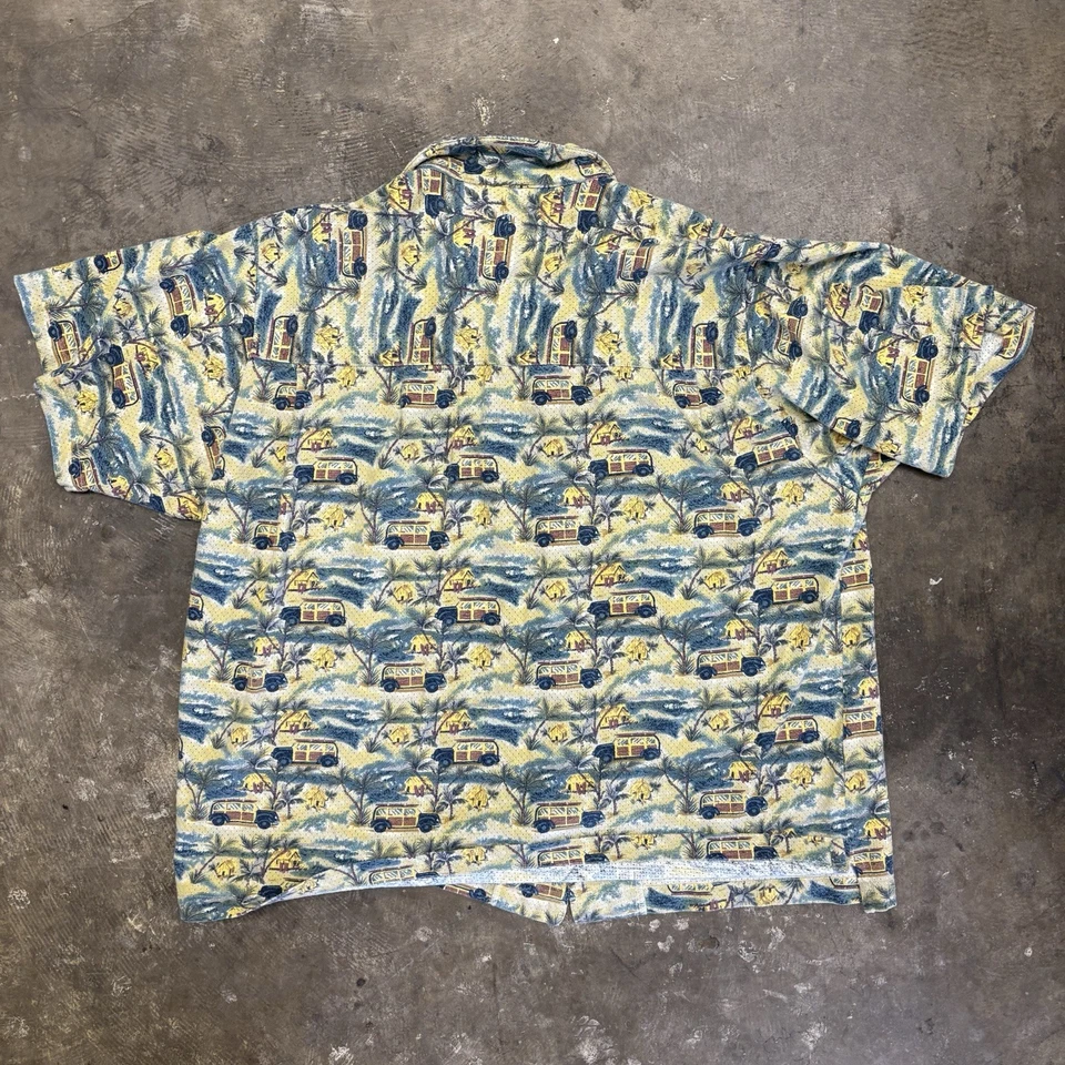 Vintage Jimmy Z Button Shirt Size L XL Woody Car Surfer 80's 90s Streetwear - Image 4 of 4