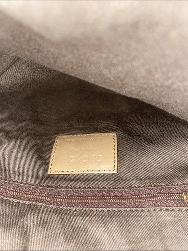 ESCADA BEIGE LEATHER BAG IPAD / TABLET BAG, ZIP CLOSURE SAN - Bild 14 von 16