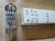 CAM by Mullard ECC81 12AT7   NOS Valve Tube  M20A