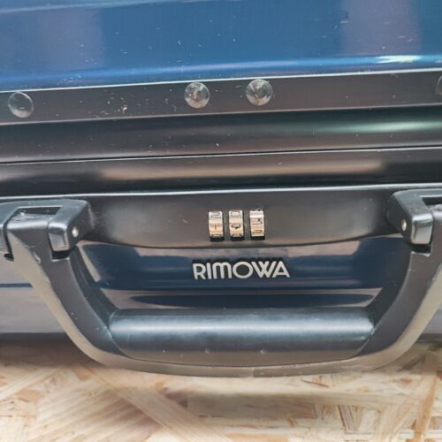 Rimowa Handgepäckkoffer Koffer Handgepäck Ohne Rollen Reisekoffer Blau Gebraucht - Bild 8 von 12