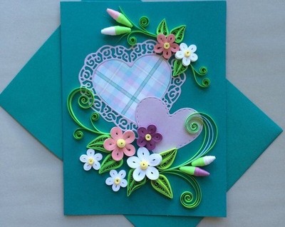 Hand Made Cards Beautiful Paper Quilling Greeting Cards Ebay