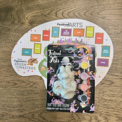 Disney Parks Epcot Festival Of The Arts Figment Paintable Figure Prize 2023
